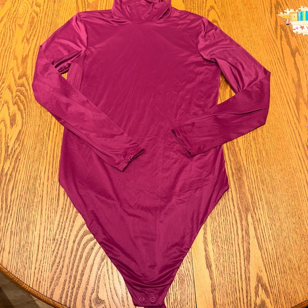 Victoria’s Secret One-Piece Bodysuit in Berry